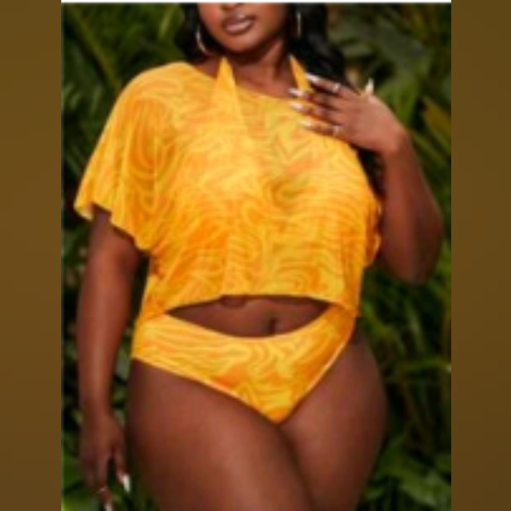 NWOT 3piece bikini set - Picture 1 of 4